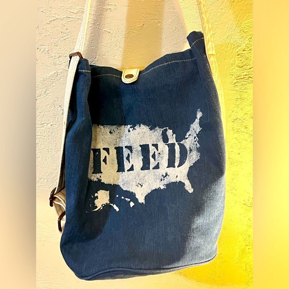 GAP FEED USA denim bag NWOT amazing denim bag to carry anywhere, quality bag!